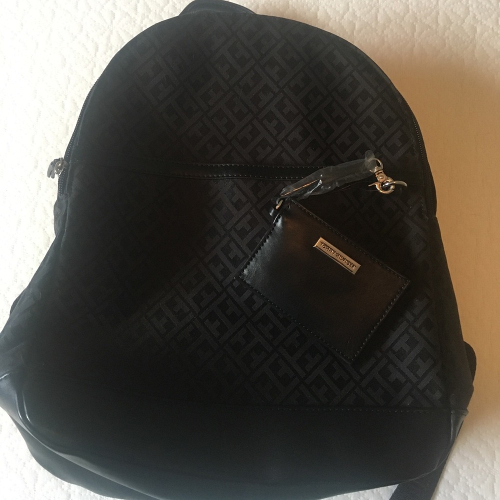 NWT Tommy Hilfiger black backpack